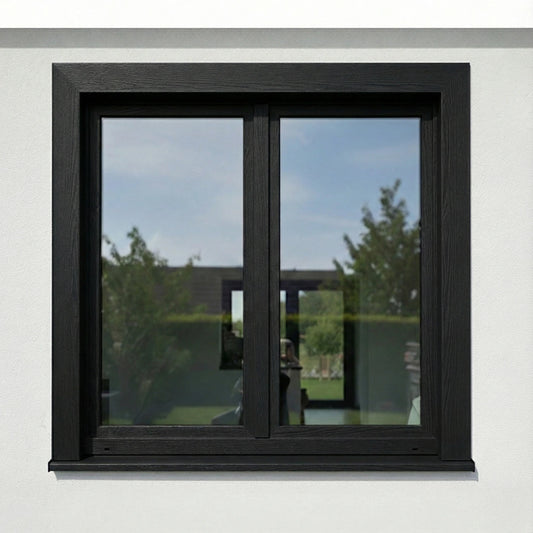 KRF Kozijnfolie RAL 7021 (Houtnerf) - Zelfwrappen.com