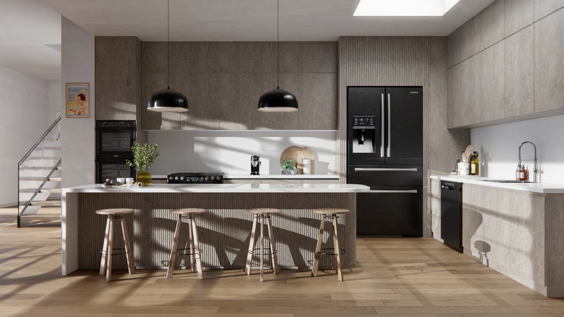 Coverstyl AA15 – Grey Line Oak - Zelfwrappen.com