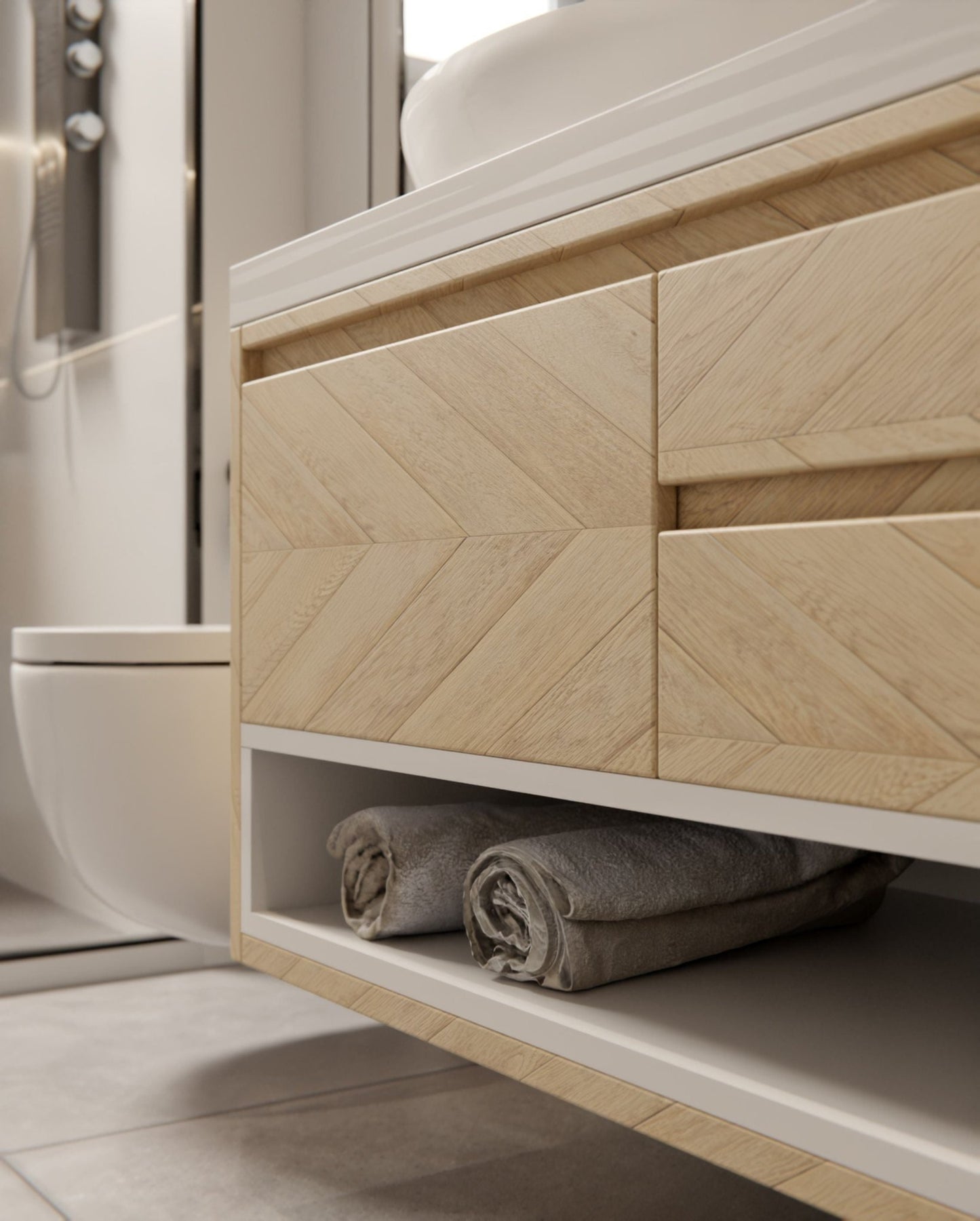 Coverstyl H50 – Chevron Oak - Zelfwrappen.com