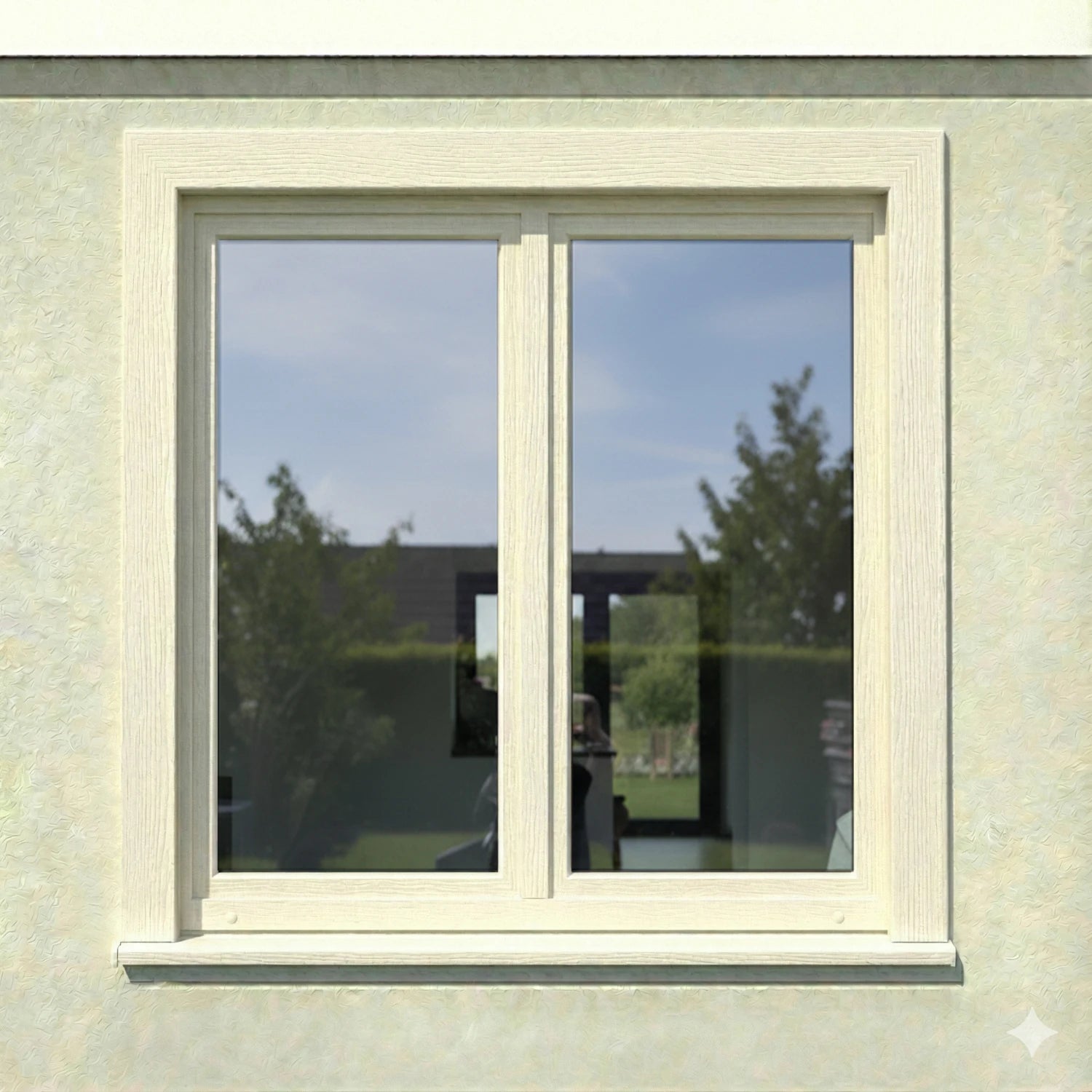 KRF Kozijnfolie Crèmewit (Houtnerf) - Zelfwrappen.com