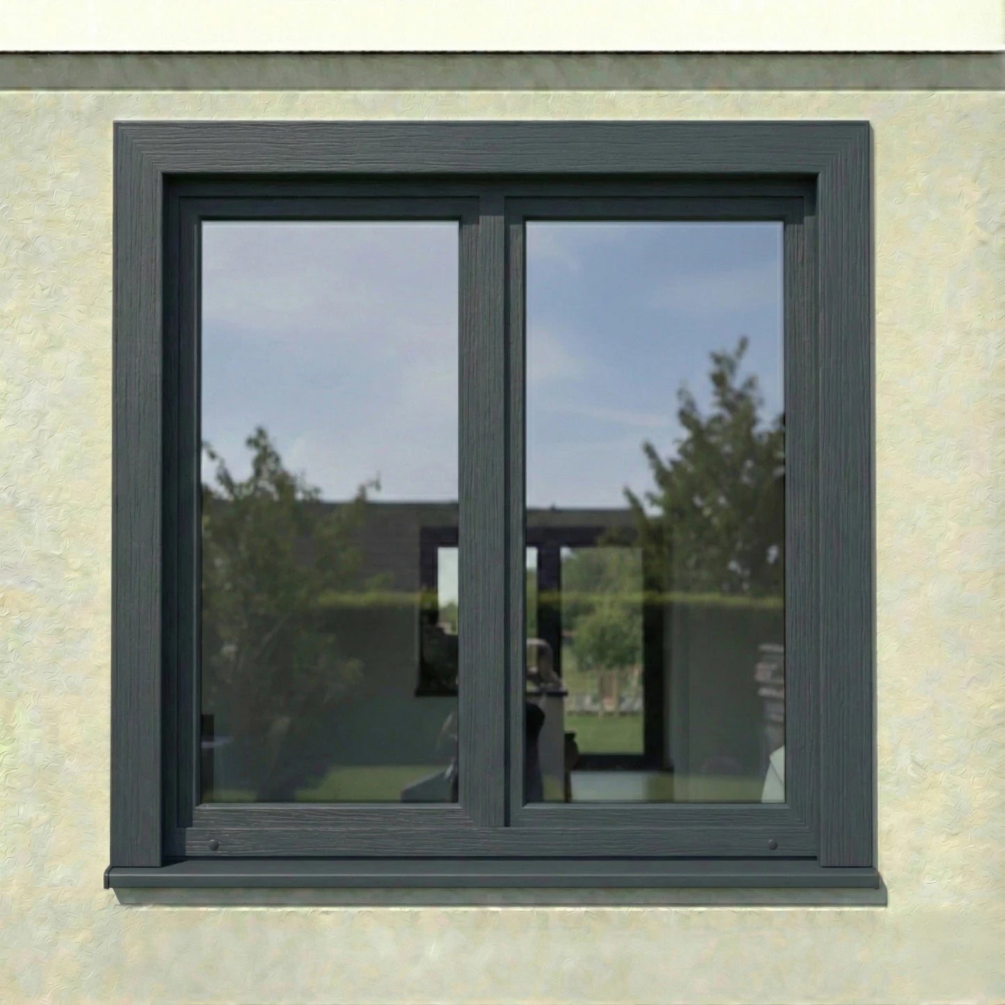 KRF Kozijnfolie RAL 7016 Antracietgrijs (Houtnerf) - Zelfwrappen.com