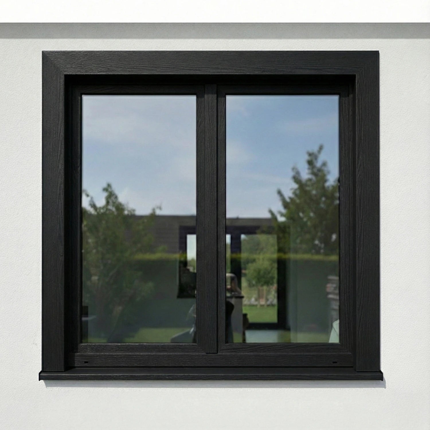 KRF Kozijnfolie RAL 7021 (Houtnerf) - Zelfwrappen.com