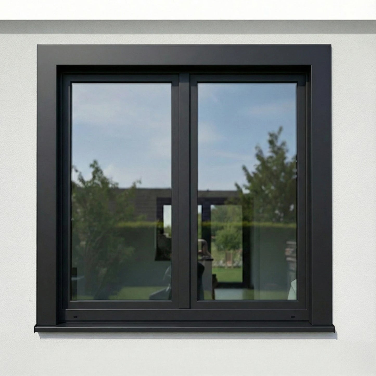 KRF Kozijnfolie Zwart (Houtnerf) - Zelfwrappen.com