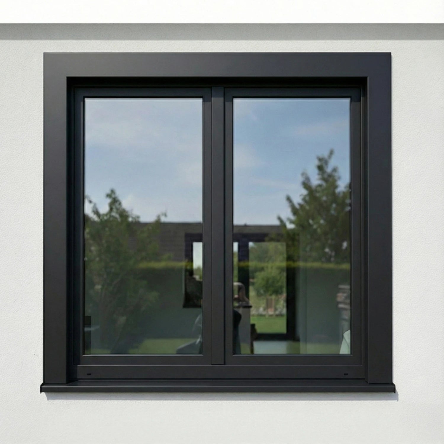 KRF Kozijnfolie Zwart (Houtnerf) - Zelfwrappen.com