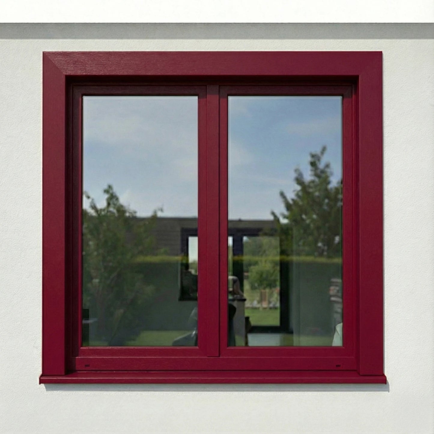 KRF Kozijnfolie Wijnrood RAL 3005 (Houtnerf) - Zelfwrappen.com