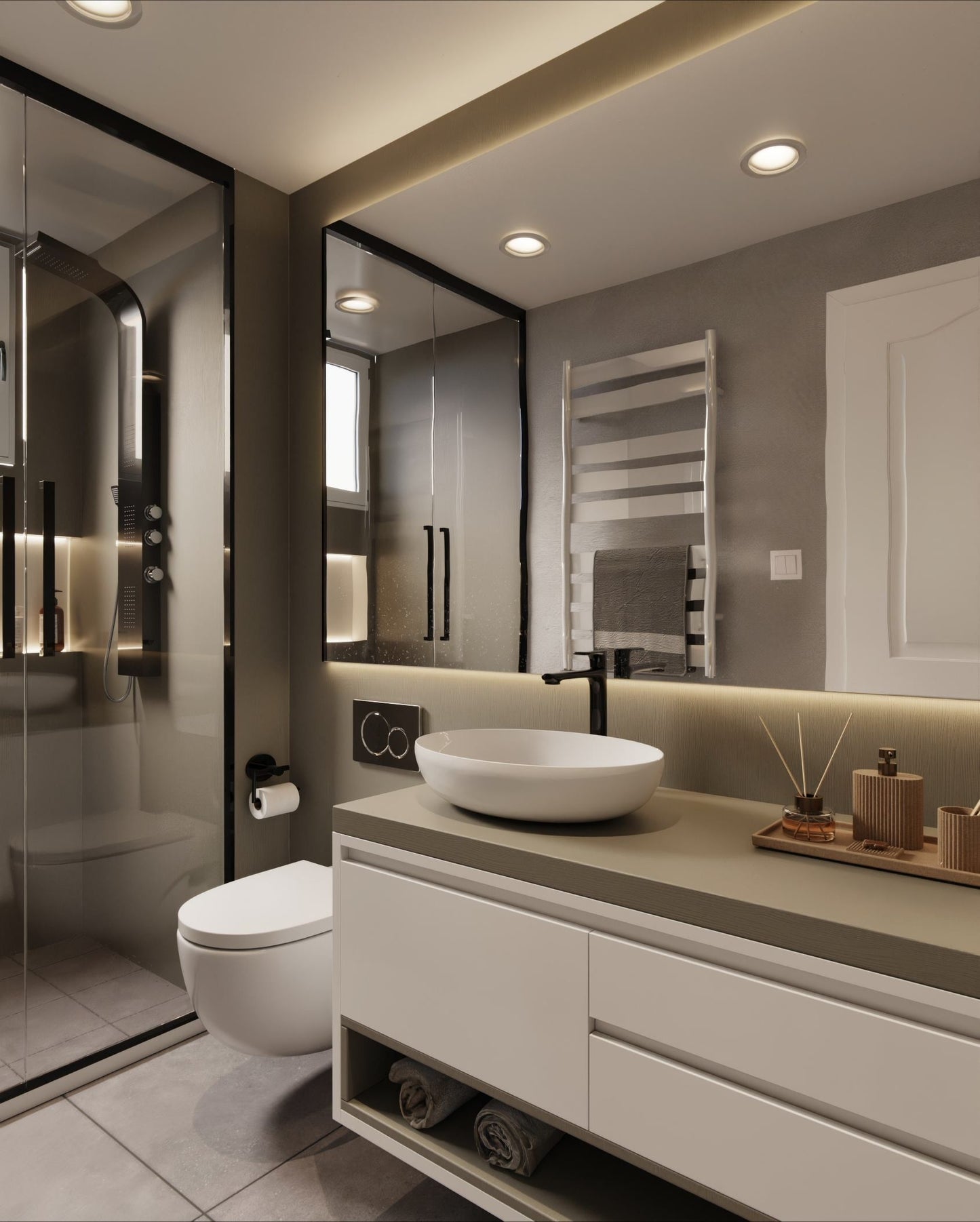 Coverstyl NE46 – Tan Grey - Zelfwrappen.com